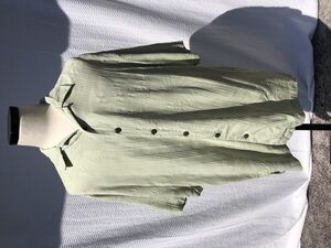 Joseph & Feiss Men's 100% Linen Mint Green Button-Down Shirt Size 2XL